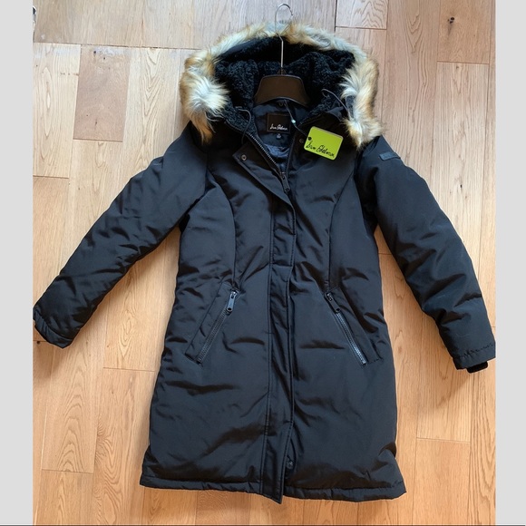 sam edelman faux fur trimmed parka